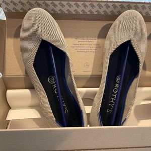 Rothy’s Flax Birdseed flats size 8.5